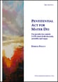 Penitential Act for Mater Dei SATB choral sheet music cover